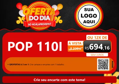 Modelo de Cartaz para Cartaz A4 Horizontal
