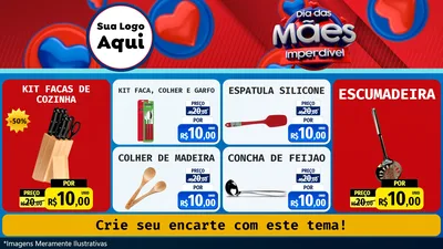 Modelo de TV para TV Horizontal com o tema Dia Das Mães Imperdível para Utilidades Domésticas