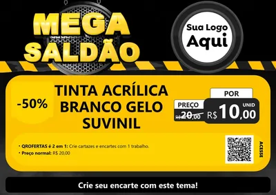 Modelo de Cartaz para Cartaz A4 Horizontal