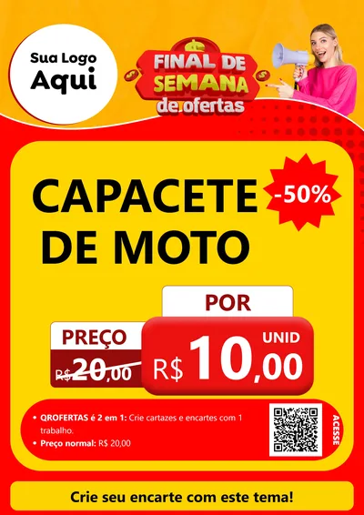 Modelo de Cartaz para Cartaz A4 Vertical