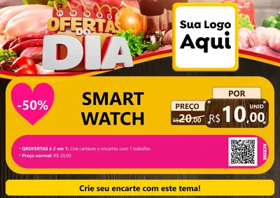 Modelo de Cartaz para Cartaz A4 Horizontal