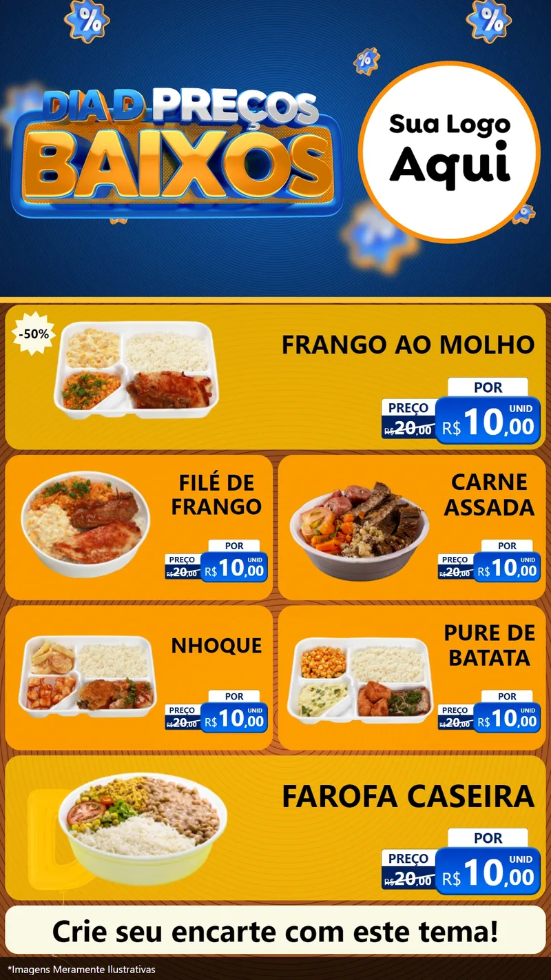 Modelo de TV para TV Vertical com o tema Dia D Preço Baixo para Restaurante