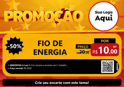 Modelo de Cartaz para Cartaz A4 Horizontal