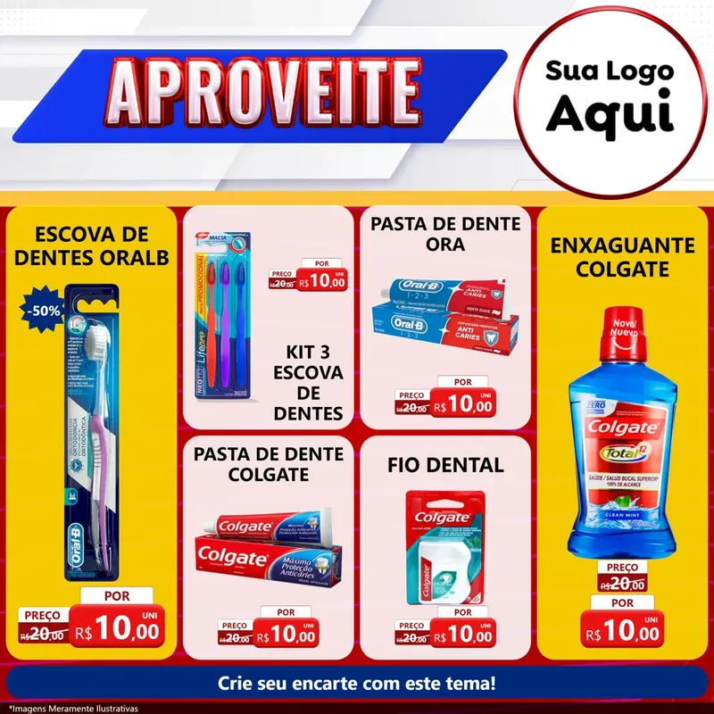 Modelo de Rede Social para Feed Facebook com o tema Aproveite para Higiene Pessoal