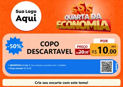 Modelo de Cartaz para Cartaz A4 Horizontal
