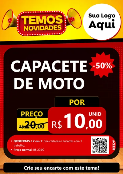 Modelo de Cartaz para Cartaz A4 Vertical