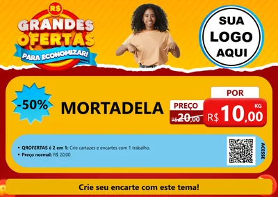 Modelo de Cartaz para Cartaz A4 Horizontal