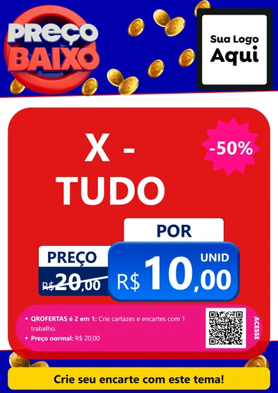 Modelo de Cartaz para Cartaz A4 Vertical