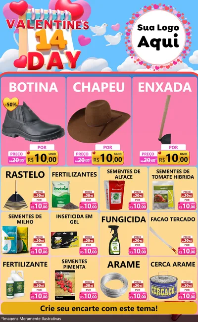 Modelo de Encarte para Encarte Grande