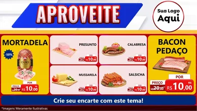 Modelo de TV para TV Horizontal com o tema Aproveite para Frios e Laticínios