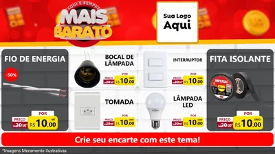 Modelo de TV para TV Horizontal com o tema Mais Barato para Materiais Elétricos