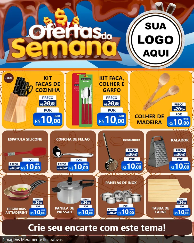 Modelo de Rede Social para Feed Instagram com o tema Ofertas da Semana - Páscoa para Utilidades Domésticas