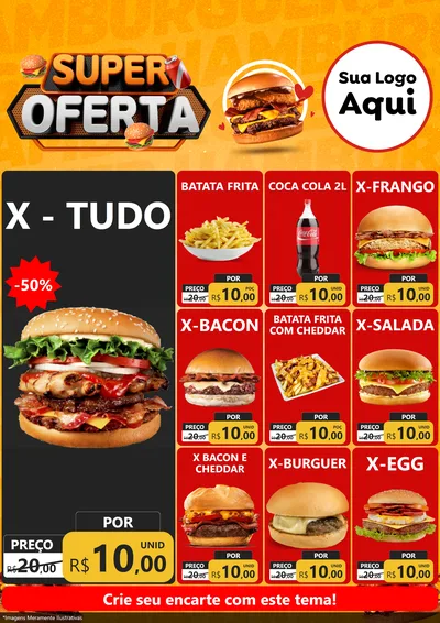 Modelo de Encarte para Encarte A4 Vertical
