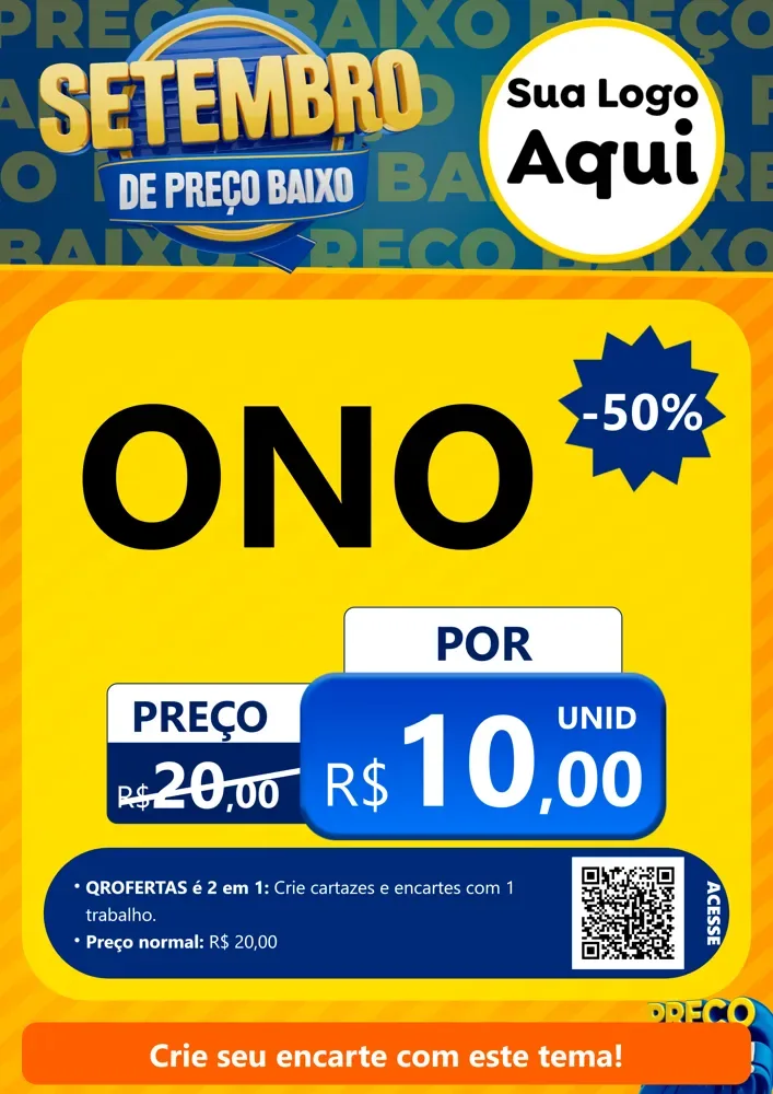 Modelo de Cartaz para Cartaz A4 Vertical com o tema Setembro De Preço Baixo para Óticas