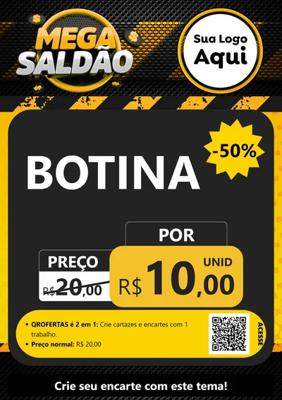 Modelo de Cartaz para Cartaz A4 Vertical