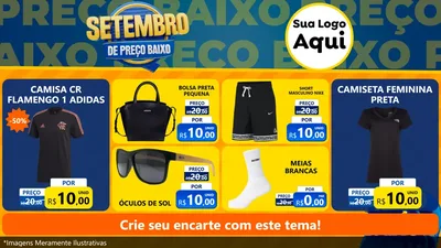 Modelo de TV para TV Horizontal com o tema Setembro De Preço Baixo para Roupas e acessórios