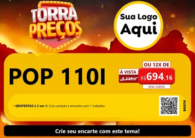 Modelo de Cartaz para Cartaz A4 Horizontal