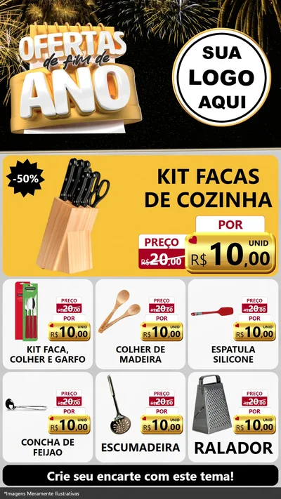 Modelo de Rede Social para Stories com o tema Ofertas de Fim de Ano para Utilidades Domésticas