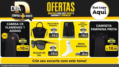 Modelo de TV para TV Horizontal com o tema Dia D Mais Economia para Roupas e acessórios