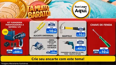 Modelo de TV para TV Horizontal com o tema Está Muito Barato para Maquinas e Ferramentas
