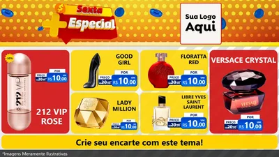 Modelo de TV para TV Horizontal com o tema Sexta Mais Especial para Perfumes