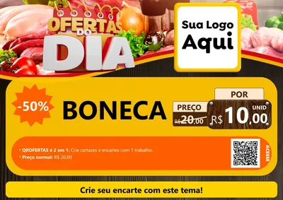Modelo de Cartaz para Cartaz A4 Horizontal