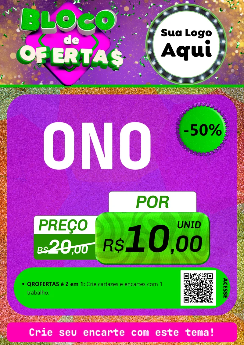 Modelo de Cartaz para Cartaz A4 Vertical com o tema Bloco de Ofertas para Óticas