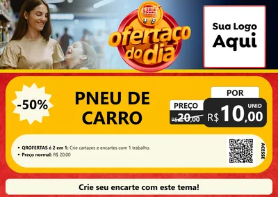 Modelo de Cartaz para Cartaz A4 Horizontal