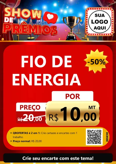 Modelo de Cartaz para Cartaz A4 Vertical