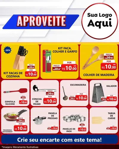 Modelo de Rede Social para Feed Instagram com o tema Aproveite para Utilidades Domésticas