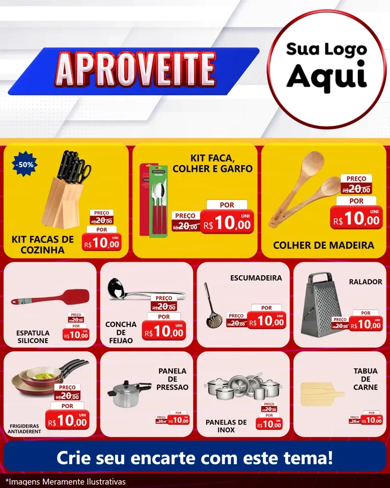 Modelo de Rede Social para Feed Instagram com o tema Aproveite para Utilidades Domésticas