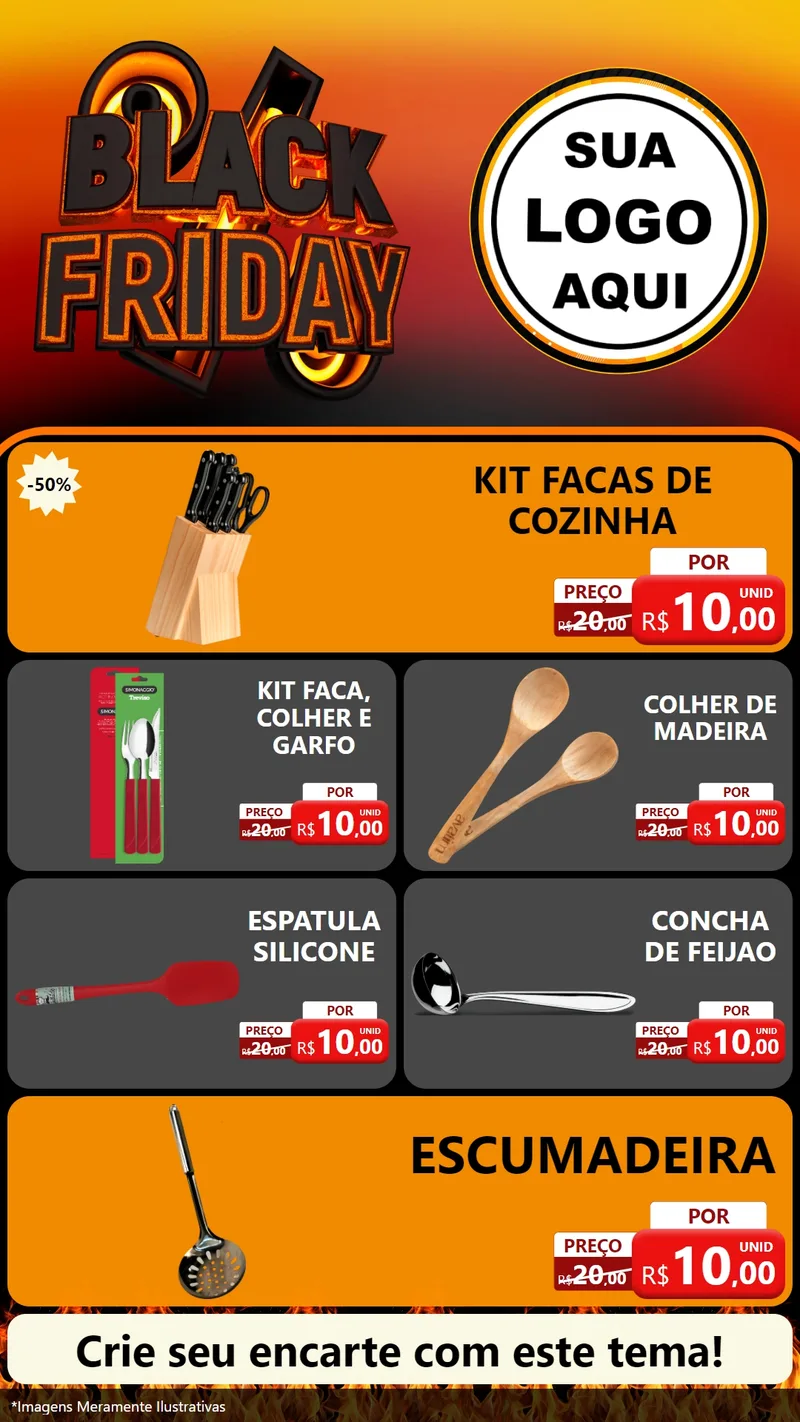 Modelo de TV para TV Vertical com o tema Black Friday para Utilidades Domésticas
