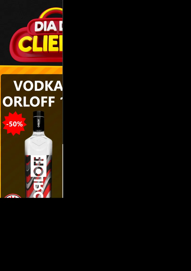 Modelo de Encarte para Encarte A4 Vertical com o tema Dia do Cliente para Distribuidora de bebidas