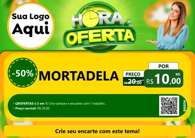 Modelo de Cartaz para Cartaz A4 Horizontal