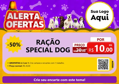 Modelo de Cartaz para Cartaz A4 Horizontal