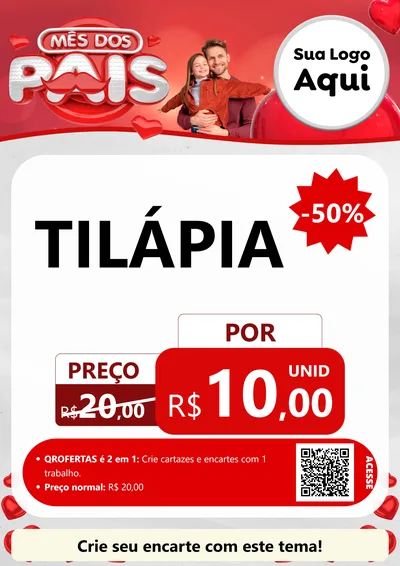 Modelo de Cartaz para Cartaz A4 Vertical