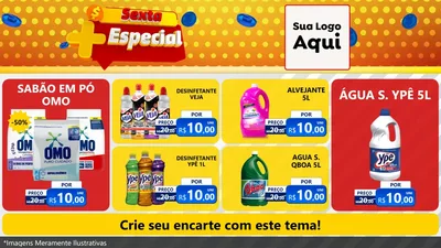 Modelo de TV para TV Horizontal com o tema Sexta Mais Especial para Produtos de Limpeza