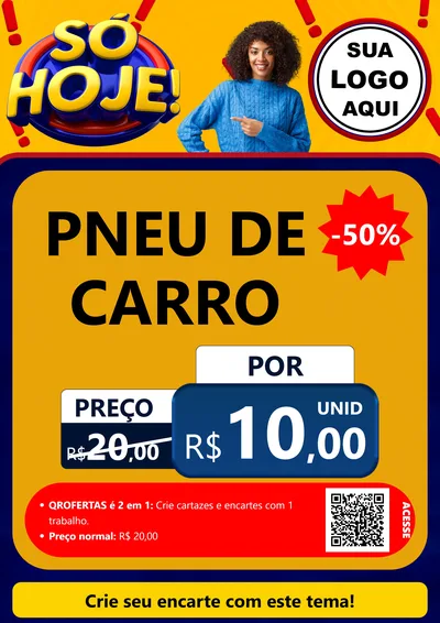 Modelo de Cartaz para Cartaz A4 Vertical