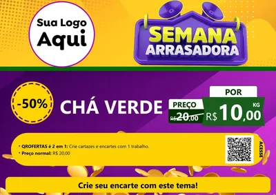Modelo de Cartaz para Cartaz A4 Horizontal