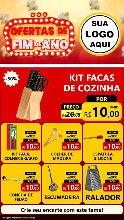 Modelo de Rede Social para Stories com o tema Ofertas de Fim de Ano para Utilidades Domésticas