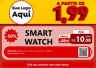 Modelo de Cartaz para Cartaz A4 Horizontal
