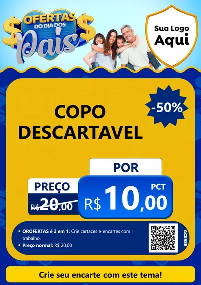 Modelo de Cartaz para Cartaz A4 Vertical