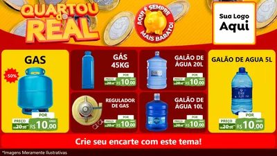 Modelo de TV para TV Horizontal com o tema Quartou do Real para Água e gás