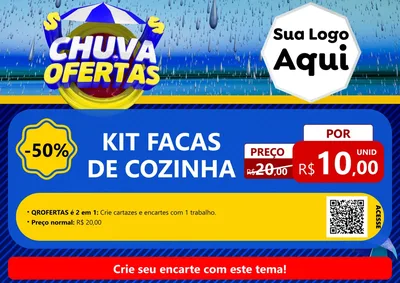 Modelo de Cartaz para Cartaz A4 Horizontal
