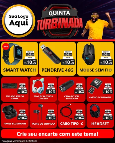 Modelo de Rede Social para Feed Instagram com o tema Quinta Turbinada para Informática