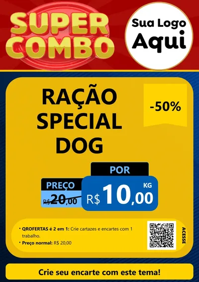 Modelo de Cartaz para Cartaz A4 Vertical