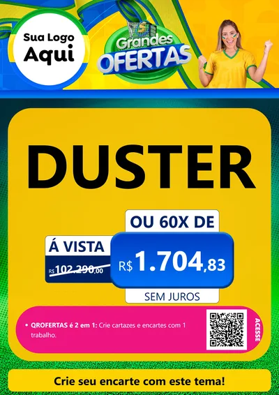 Modelo de Cartaz para Cartaz A4 Vertical