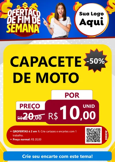 Modelo de Cartaz para Cartaz A4 Vertical