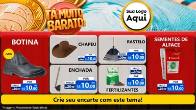 Modelo de TV para TV Horizontal com o tema Está Muito Barato para Agropecuária