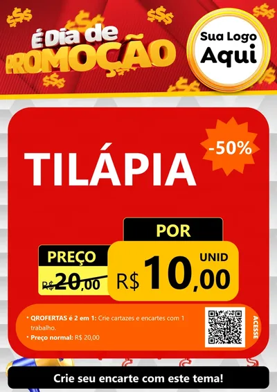 Modelo de Cartaz para Cartaz A4 Vertical